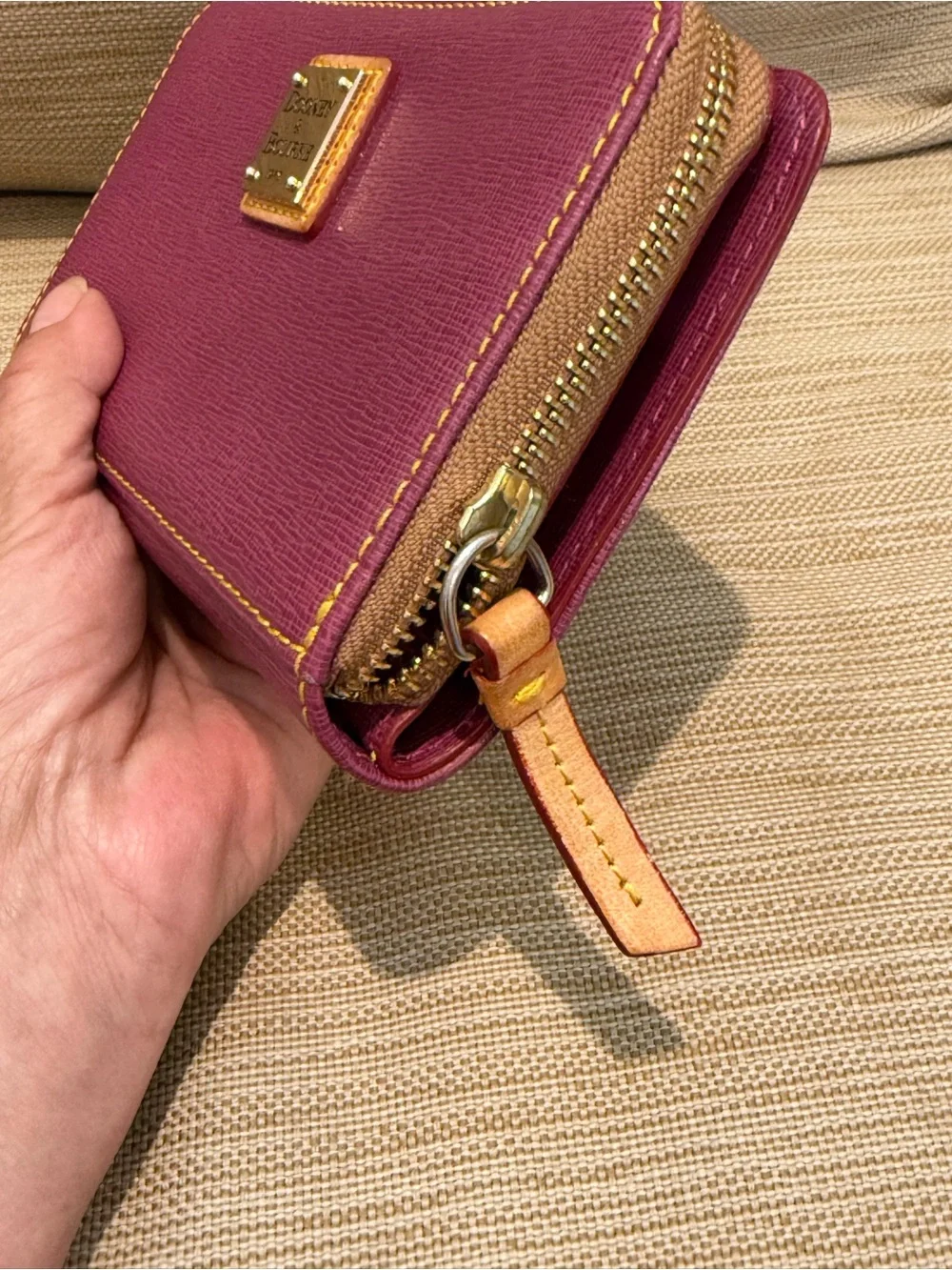 Dooney & Bourke Zip-Around Wallet - Picture 5 of 14